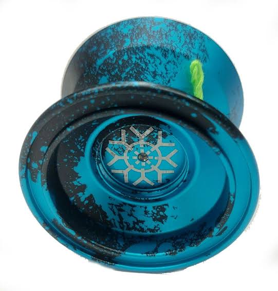 Acid Splashed Premium Yoyo (Blue)