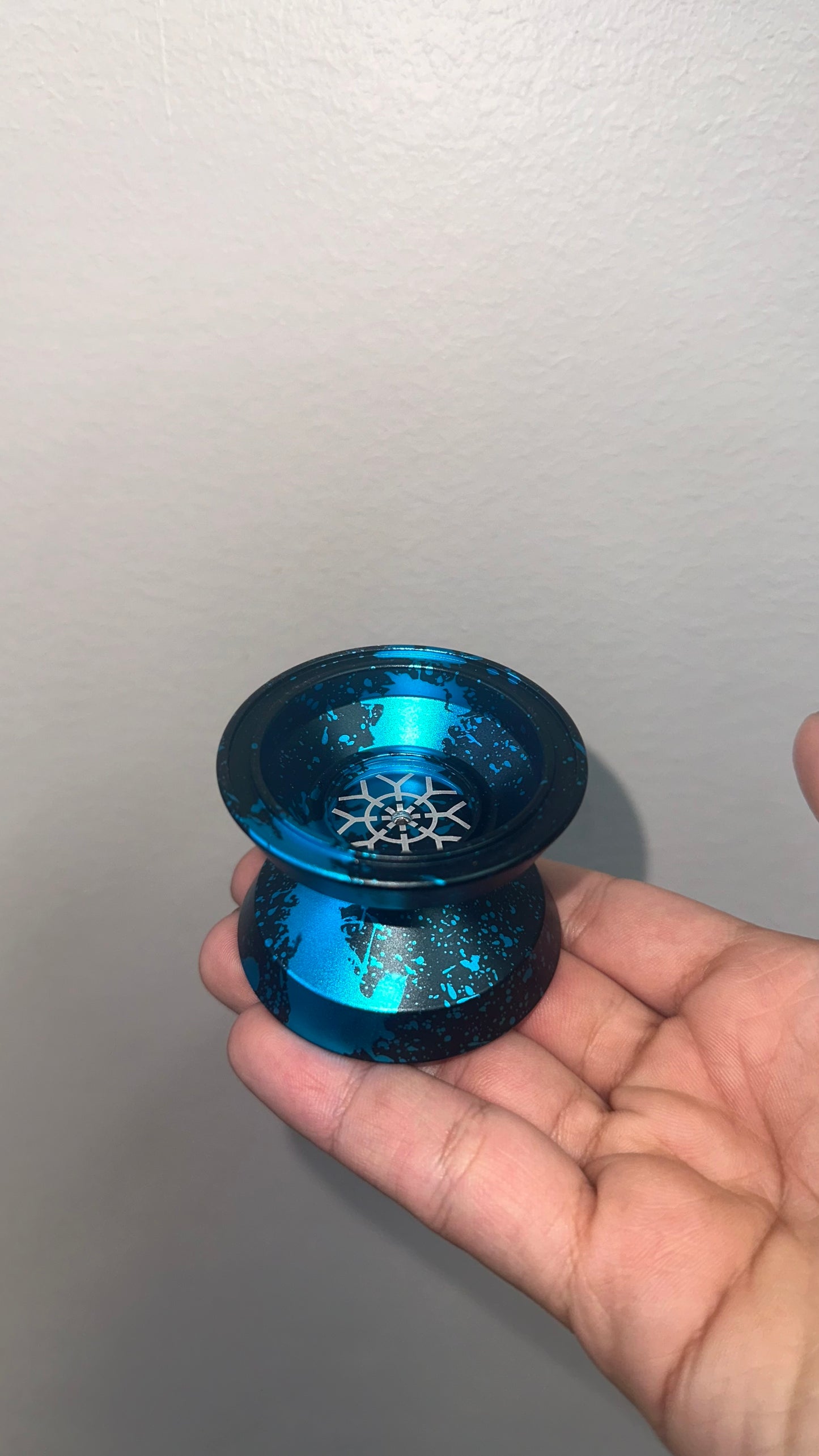 Acid Splashed Premium Yoyo (Blue)